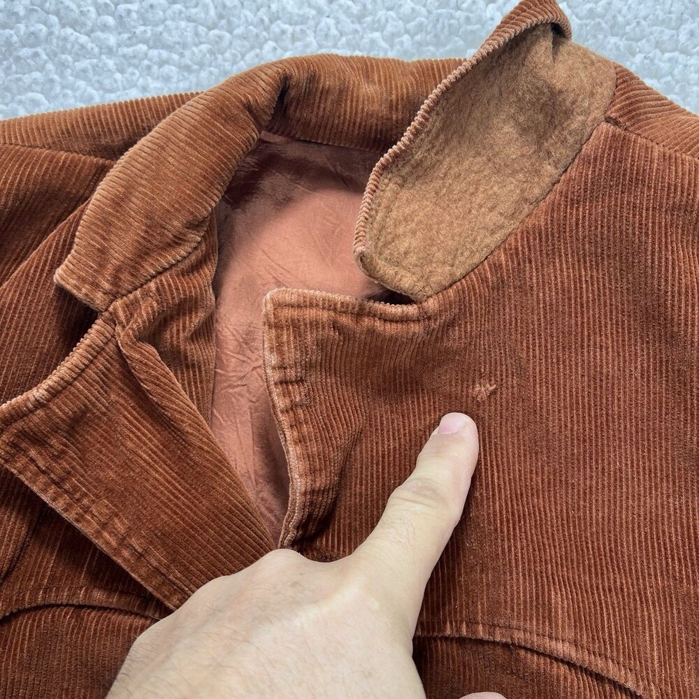 VTG‎ Pioneer Wear Corduroy Jacket Men's 40 Western Ranch Cowboy Heritage USA - Picture 8 of 11